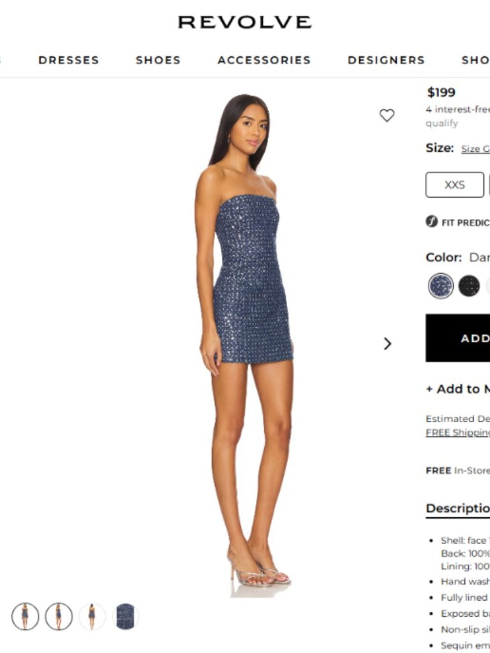 Lovers and Friends Berner Mini Dress XS